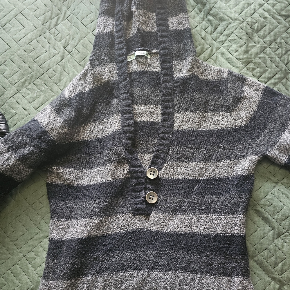 Striped Gray Sweater